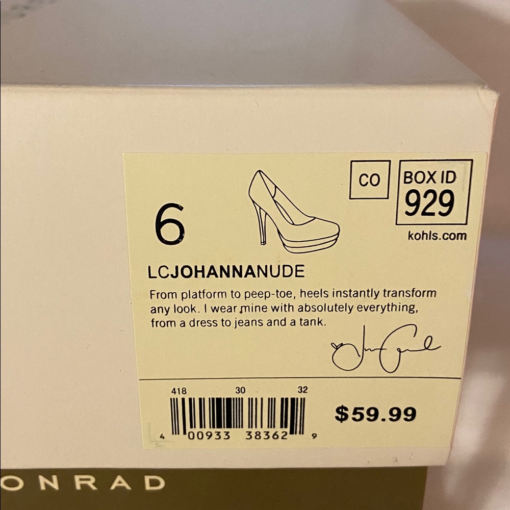 Lauren Conrad Nude Platform Heels NWT - Picture 9 of 9